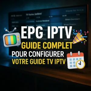 Interface EPG IPTV Ligue 1 France - Guide TV sport automatique