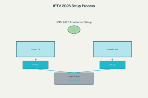 Installation code IPTV 2026 sur Smart TV et box Android
