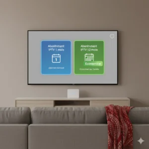 Abonnement IPTV 12 mois 2026 en France sur Smart TV